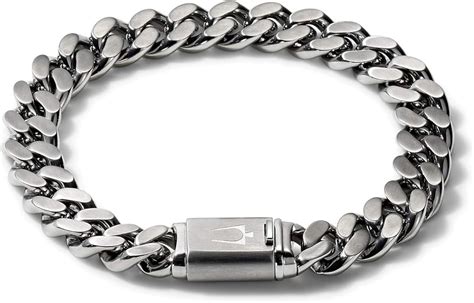 stainless steel chain bracelet men's